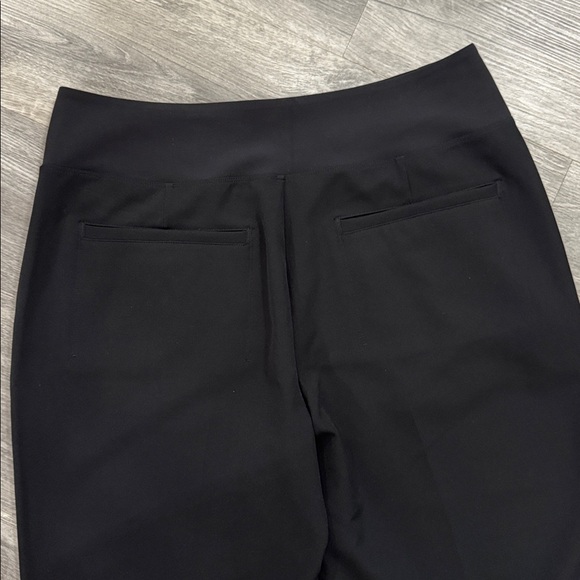 NWOT Athleta Endless High Rise Black Pull On Straight Ankle Pant Size 12 PETITE - Picture 7 of 12